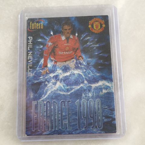 Phil Neville Nummerert France 98 Manchester United Futera FR98