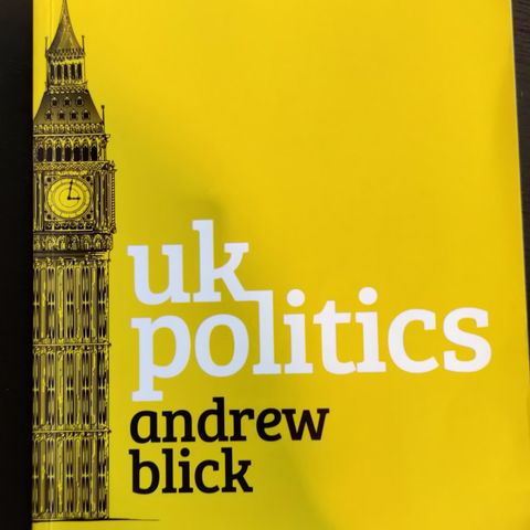 UK politics, Andrew Blick 2021