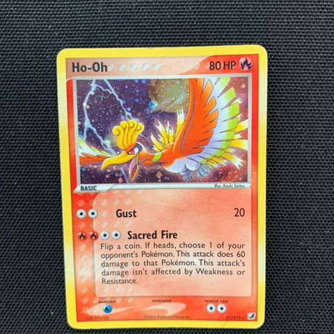 Ho-Oh Holo Unseen Forces Pokemon Kort