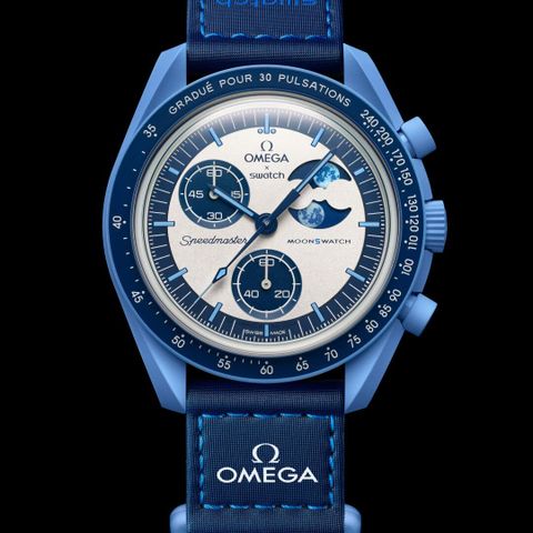 Omega x swatch super blue moonphase