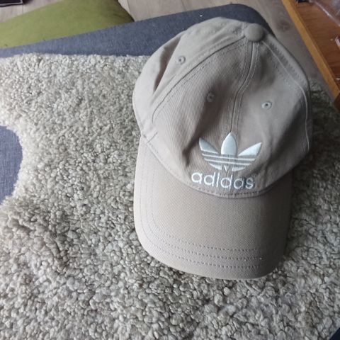 Beige Adidas caps