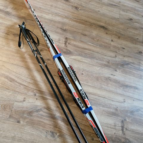 Rossignol felleski m/Swix staver