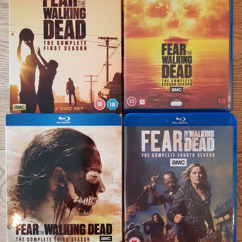 Fear the Walking Dead sesong 1-4 Blu-ray