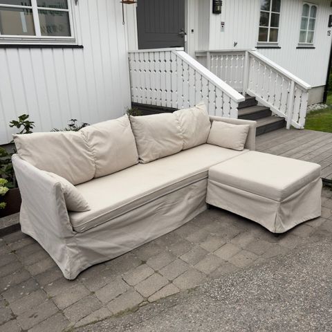 God sovesofa selges (beige)