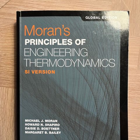 Moran’s principles of engineering thermodynamics, SI version