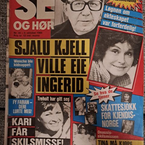 Se og hør 1985 nummer 40