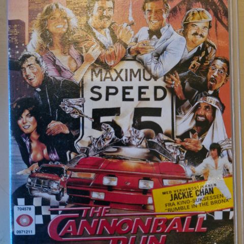 The Cannonball Run VHS