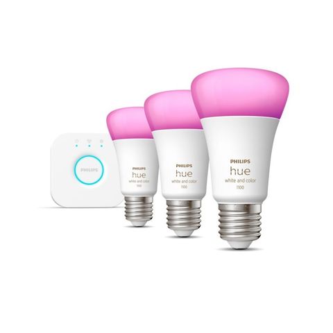 Philips Hue White and Color Ambiance Starter Kit Switch E27 9W 3-pack