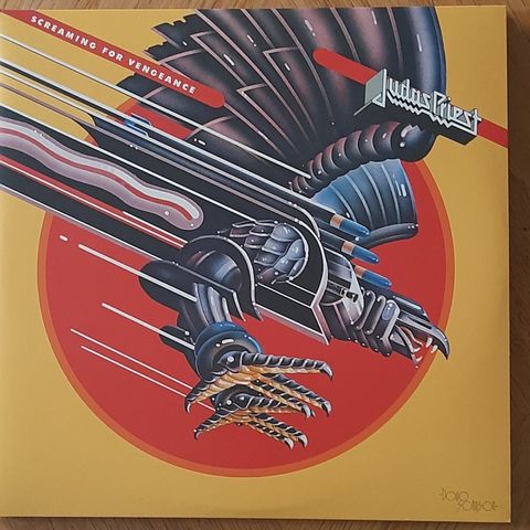 Judas priest,screaming for vengeance.2  colour lp +bonus.