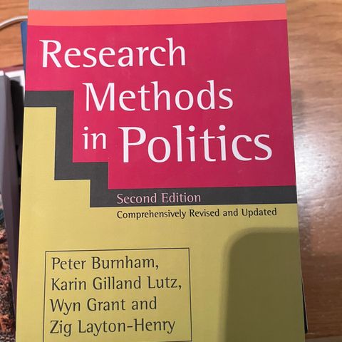 Research Methods in Politics