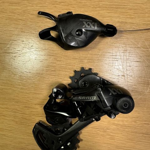 SRAM XX1 Eagle bakgir med Trigger Shifter