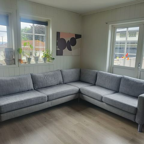 Reservert til 9/08 Karlstad hjørnesofa 2+3 seter