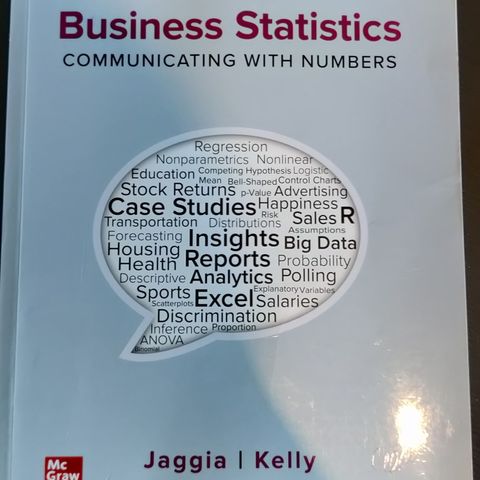 Business Statistics 4th edition, Jaggia & Kelly