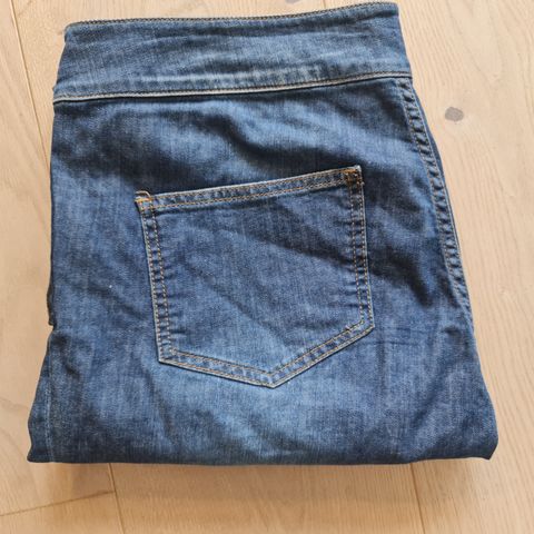 Stretch jeans, smal og lang, str 44