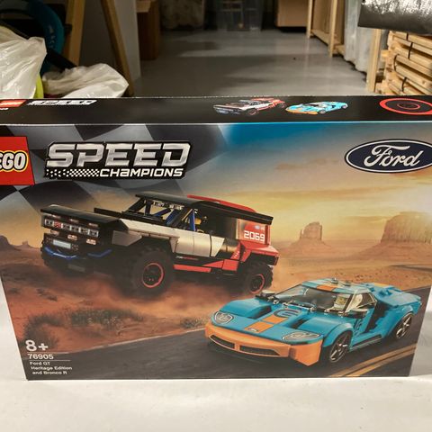 Lego 76905 - Speed Champions - Ford GT Heritage Edition og Bronco R