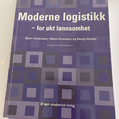 Moderne logistikk - for økt lønnsomhet | Økonomistudie