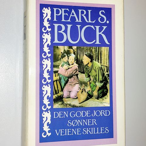 PEARL S. BUCK BOK.DEN GODE JORD-SØNNER-VEIENE SKILLES 1986.INNBUNDET.