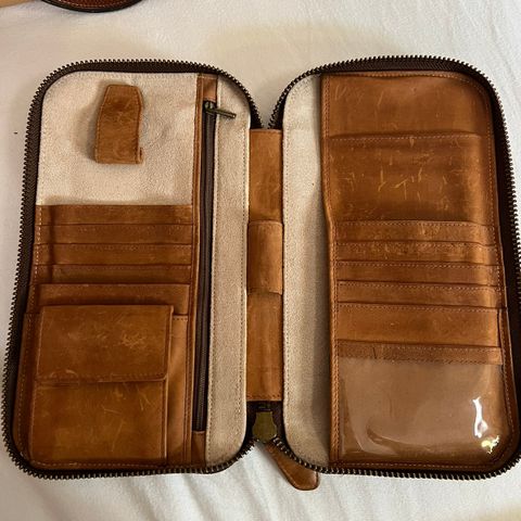 Travel wallet/lommebok fra lorton & horn