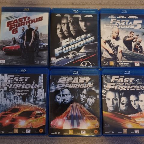 Fast & Furious movie disk