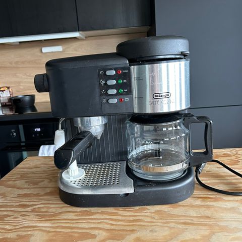 Kaffe og espressomaskin