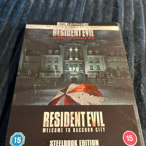 Resident Evil Steelbook UK 4k Blu-ray