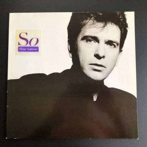 PETER GABRIEL "So" 1986 1st press vinyl LP