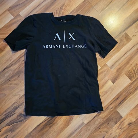 Armani Exchange T-Skjorte svart str S