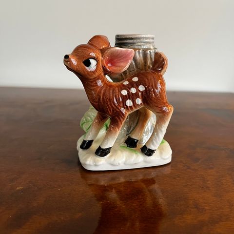 Den skjønneste lille vasen, vintage Bambi