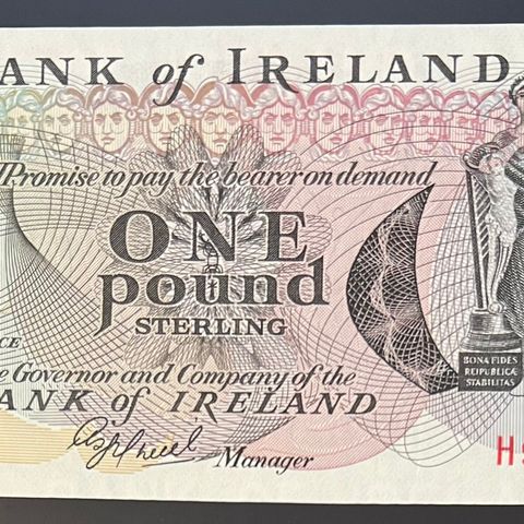 NORD IRLAND 1 POUND 1980.  P-65.  AUNC