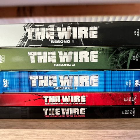 The Wire sesong 1-5 komplett DVD