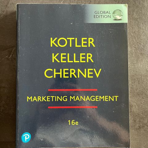 Marketing management - 16th edition