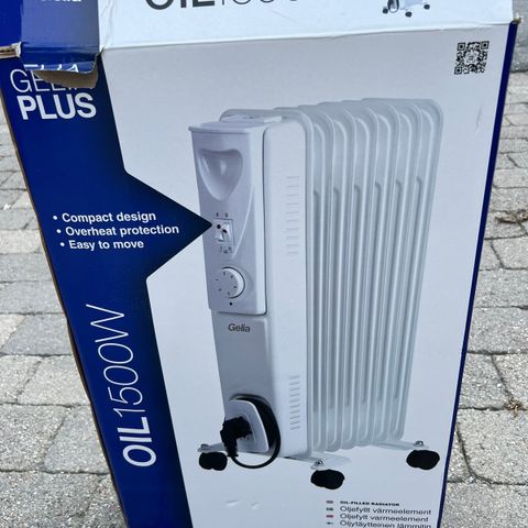 Oljeovn 1500W