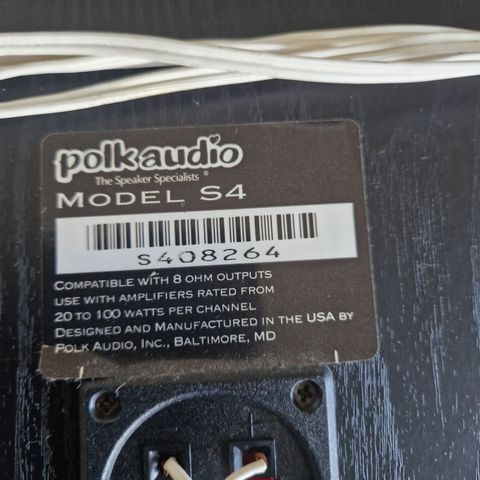 Polk audio S4