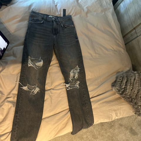 Straight leg jeans