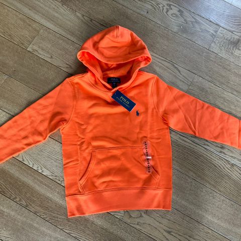 Nypris 1199,- Ubrukt Polo Ralph Lauren Fleece hoodie str S/ 8 år