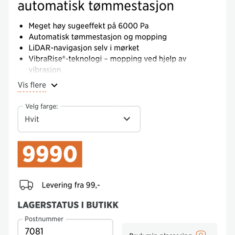 Robot støvsuger