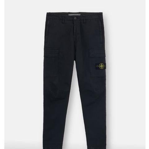 Helt nye Stone Island Cotton Stretch Tapered Cargo Pants Navy 31