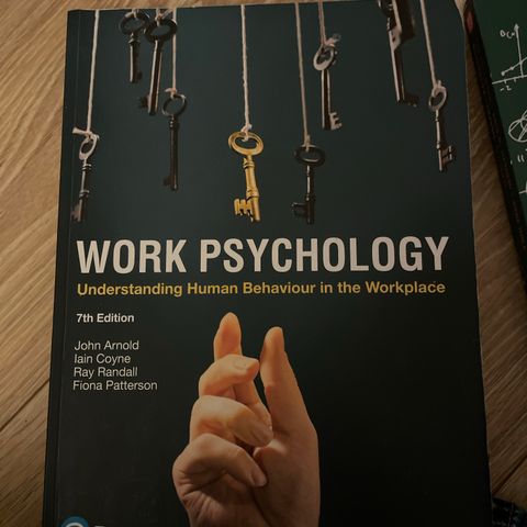 Work psychology : understanding human behaviour in the workplace