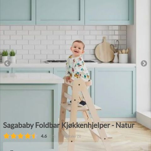 Sagababy Kjøkkenhjelper sammenleggbar