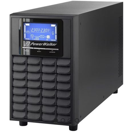 BlueWalker Power Walker UPS VFI 2000C LCD 2000VA. Helt ny batteripakke