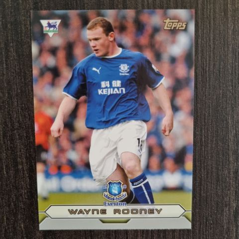 Wayne Rooney-fotballkort selges!