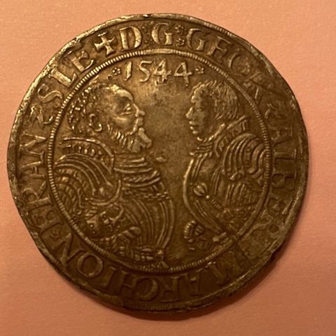 1 Thaler 1544 Georg & Albrecht