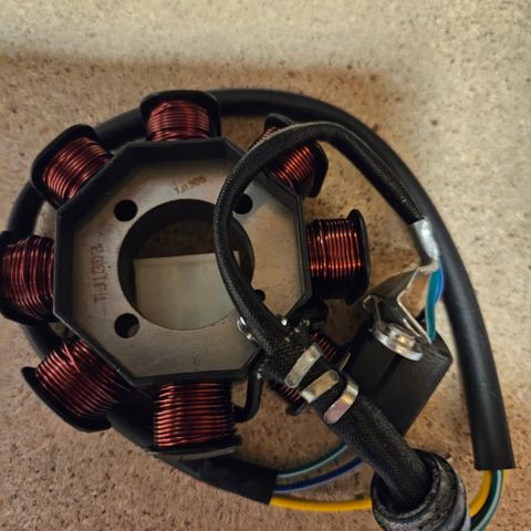 Atv/ motorsykkel stator 8 spoler