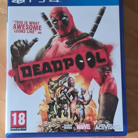 Deadpool ps4 som ny