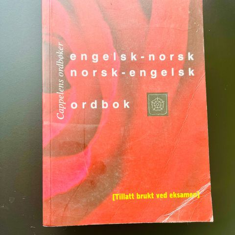 Engelsk-norsk, norsk-engelsk ordbok