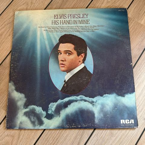 Elvis Presley His Hand Is Mine LP