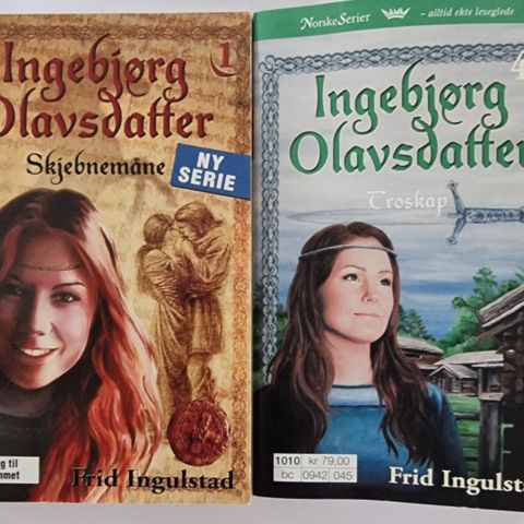 Ingebjørg Olavsdatter av Frid Ingulstad (pocket serie - ikke komplett)