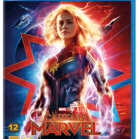 Captain Marvel  - 2K Blu-ray (forseglet)