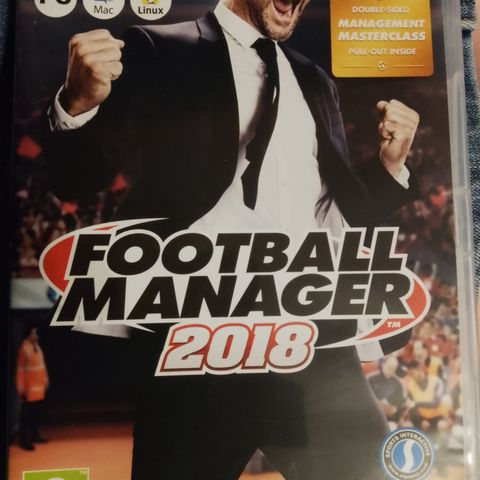 Football Manager 2018.limited edition.sega.dvd rom.spill.