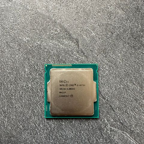 Prosessor - Intel Core i5-4670k 3.40GHz